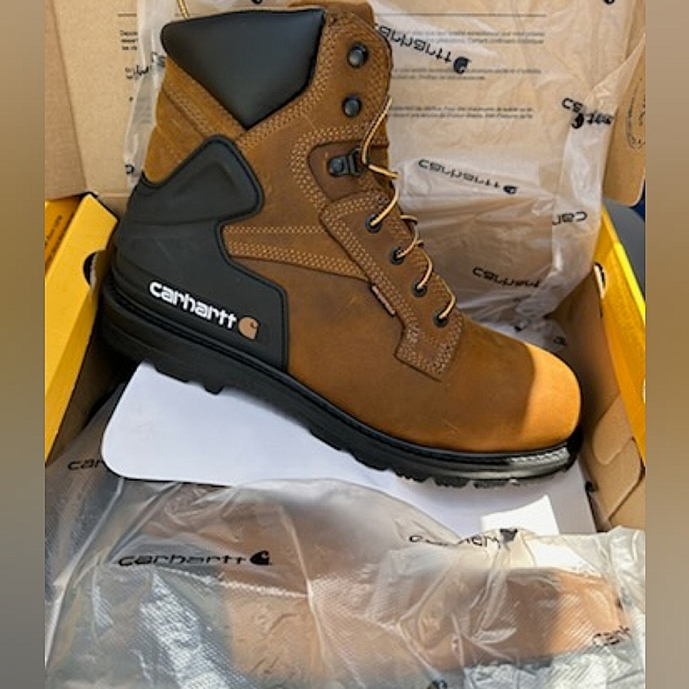 Carhartt waterproof 6-inch steel toe work boot